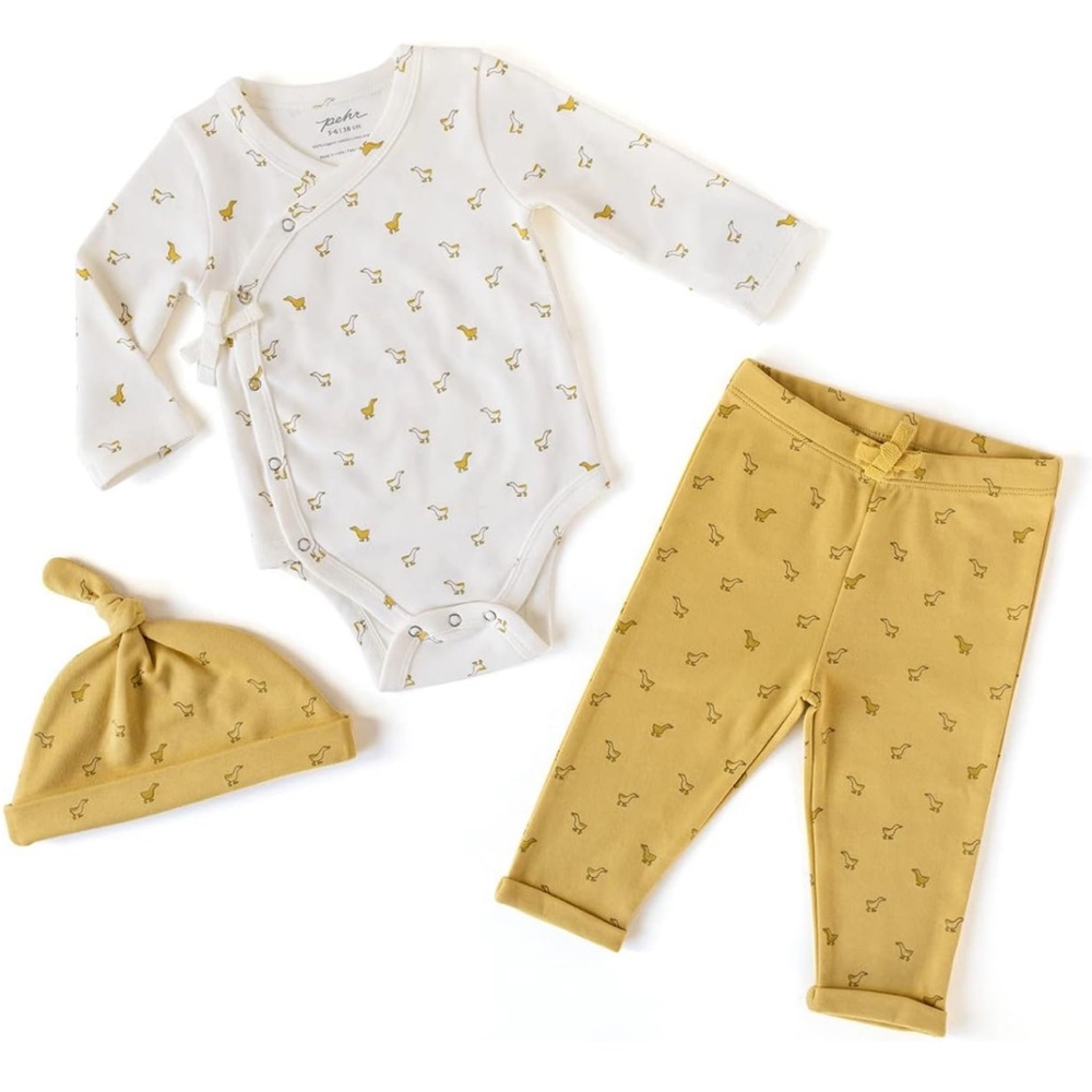 Pehr organic cotton kimono outfit